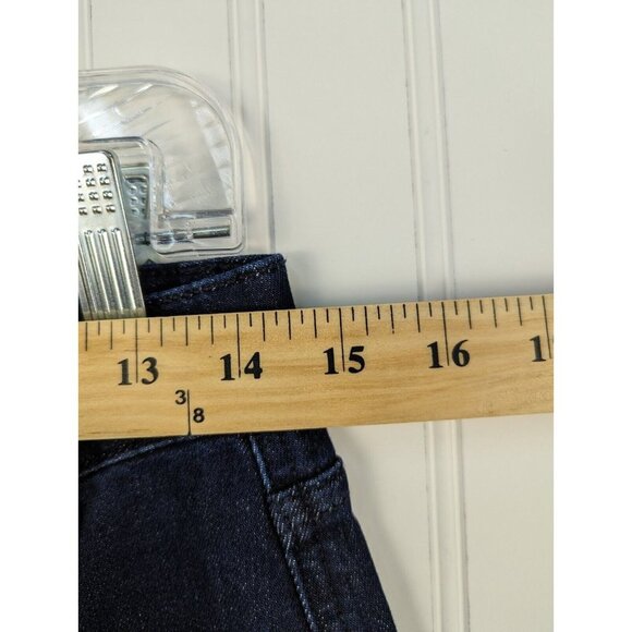 Draper James Women's Dark Wash High Waisted Denim Flare Jeans Size 28‎ - Picture 9 of 11